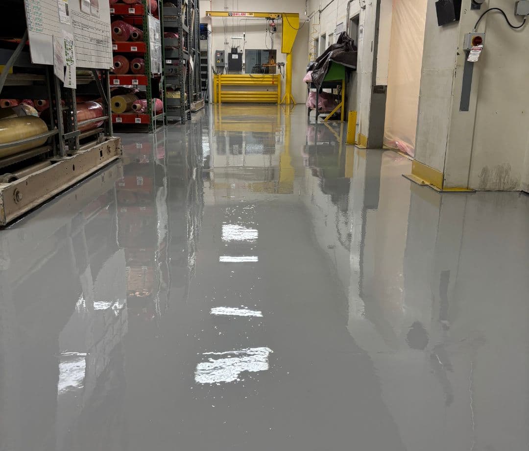 Plant Floor Warehouse Epoxy Floor, Union SC