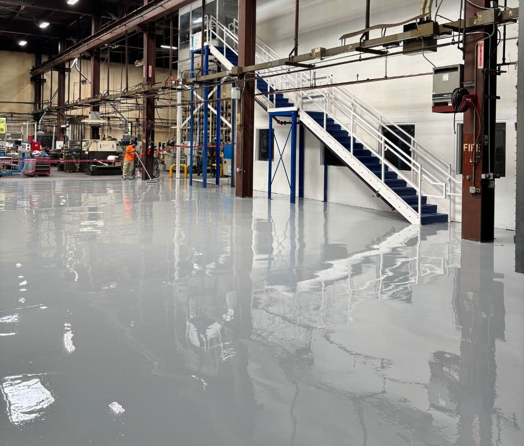 ISC warehouse floor coating